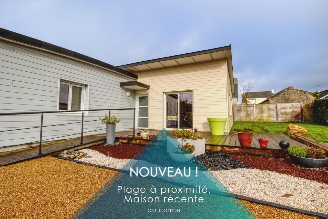 Appartement Maison Koant Ker - proche plage Trégana, cadre agréable et reposant, sympathique maison au calme avec petite vue mer à Locmaria-Plouzane Extérieur photo